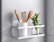 magnetic refrigerator side storage rack, view 2 - MRSLM