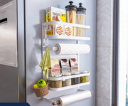 magnetic refrigerator side storage rack, view 8 - MRSLM
