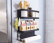 magnetic refrigerator side storage rack, view 5 - MRSLM