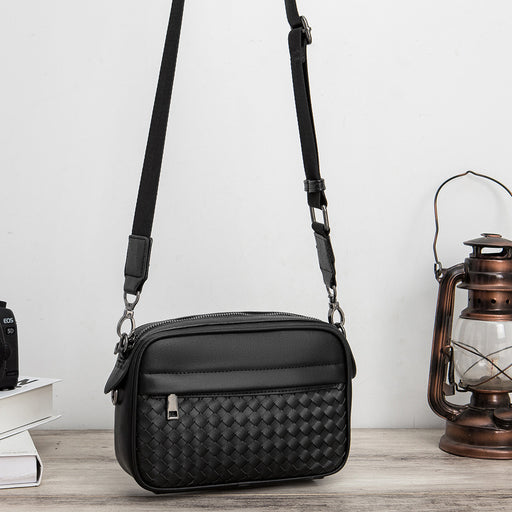 men's small PU leather shoulder bag - MRSLM