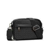 men's small PU leather shoulder bag, view 2 - MRSLM