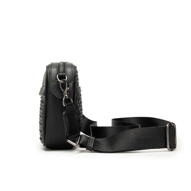 men's small PU leather shoulder bag, view 4 - MRSLM