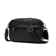 men's small PU leather shoulder bag, view 5 - MRSLM