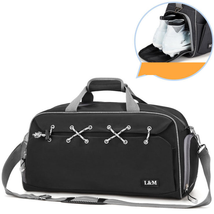 sports gym duffel bag, view 2 - MRSLM