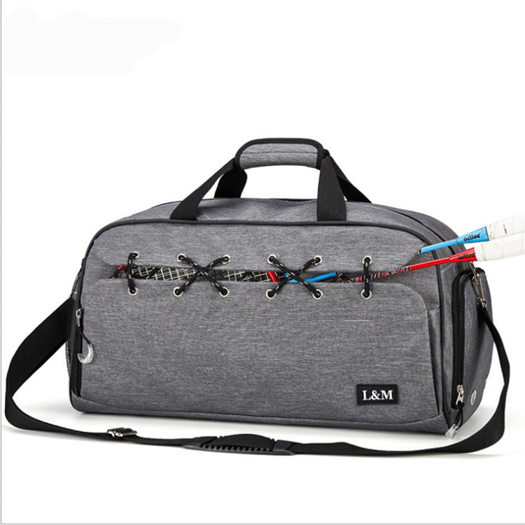 sports gym duffel bag, view 4 - MRSLM