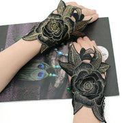 Embroidered glove wristband, view 2 - MRSLM