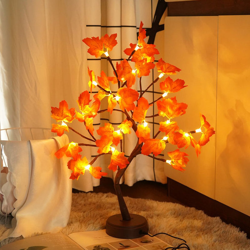 LED maple tree fairy light table lamp, view 2 - MRSLM