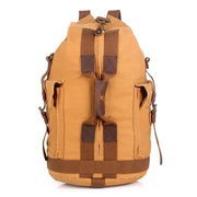 fashion travel canvas backpack, view 2 - MRSLM