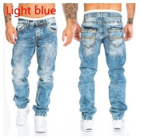 men's straight street jeans, view 4 - MRSLM
