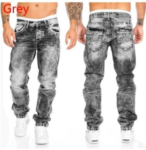 men's straight street jeans, view 6 - MRSLM