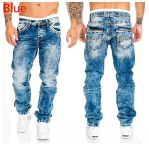 men's straight street jeans, view 2 - MRSLM
