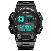waterproof square digital watch, view 7 - MRSLM