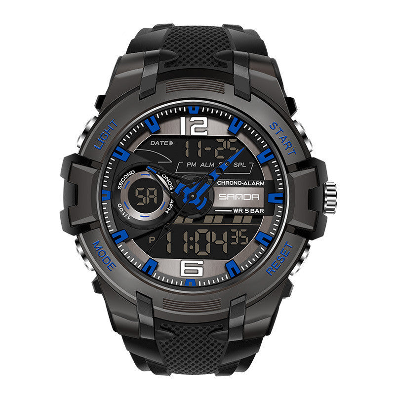Men's digital sports watch, view 4 - MRSLM