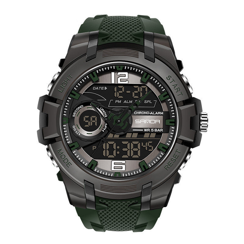 Men's digital sports watch, view 5 - MRSLM