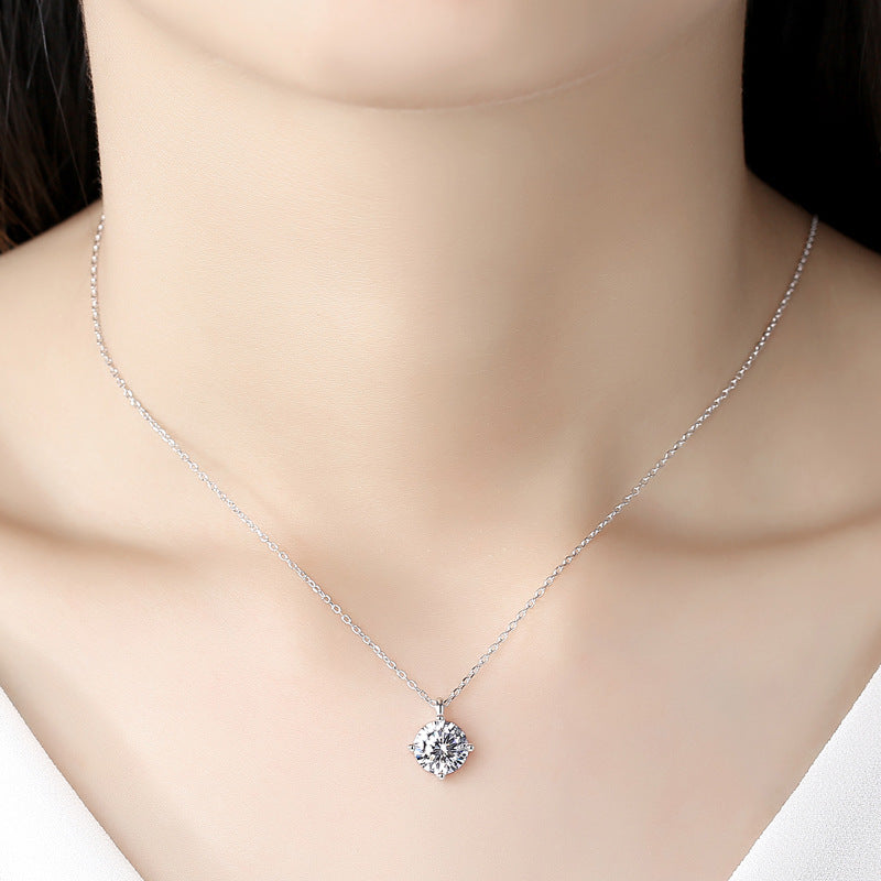 925 sterling silver necklace women, view 2 - MRSLM