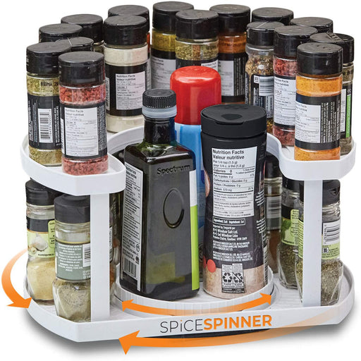 rotating double-layer condiment bottle rack - MRSLM