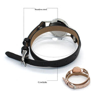 leather diffuser bracelet, view 3 - MRSLM