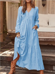retro big swing dress, view 5 - MRSLM