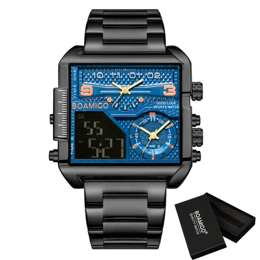 men's square steel watch - MRSLM