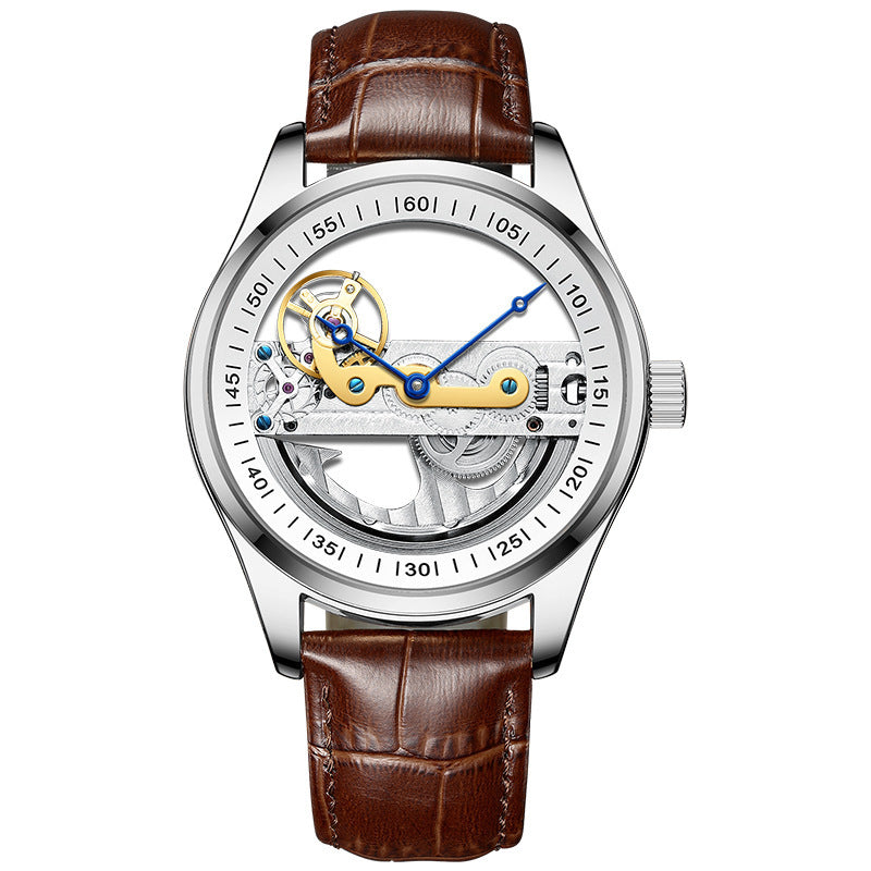 Men's automatic hollow mechanical watch, view 5 - MRSLM