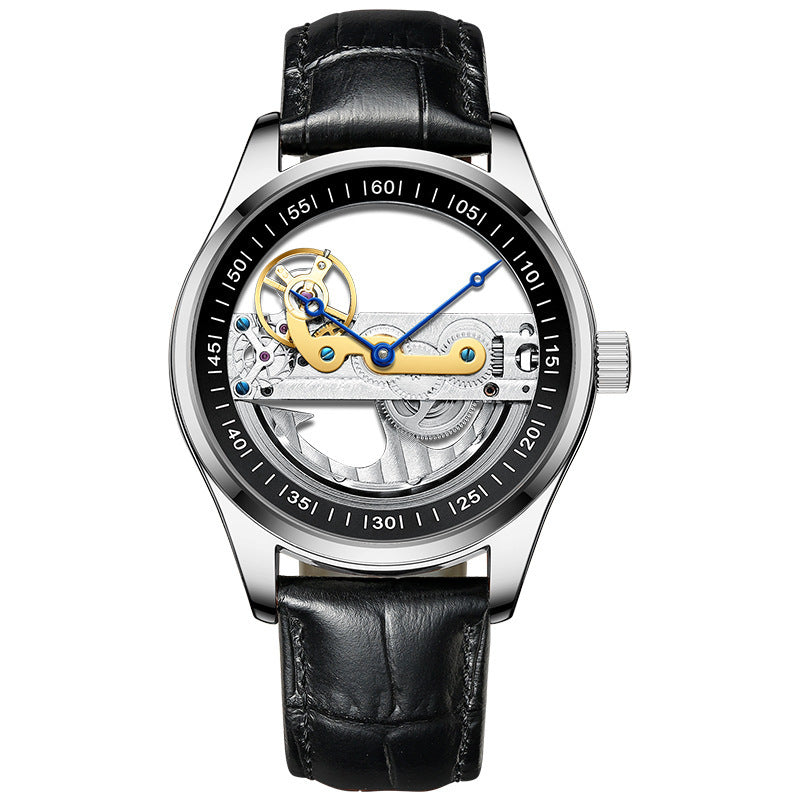 Korean Style Automatic Hollow Mechanical Watch Male