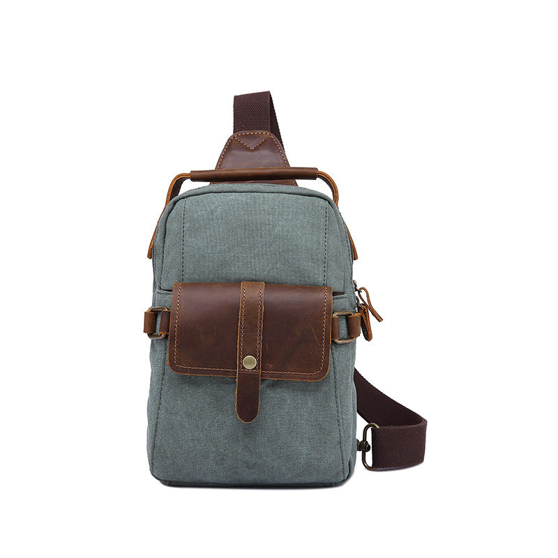 men's retro canvas shoulder bag - MRSLM