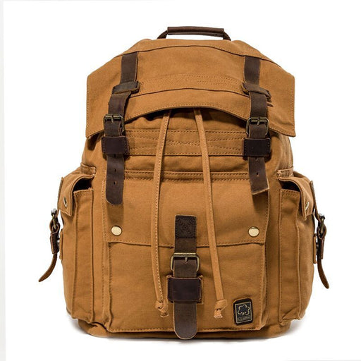 retro canvas rucksack - MRSLM