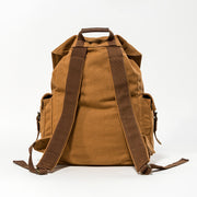 retro canvas rucksack, view 7 - MRSLM
