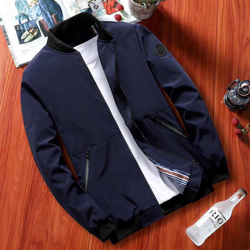 men's stand-up collar jacket, view 4 - MRSLM
