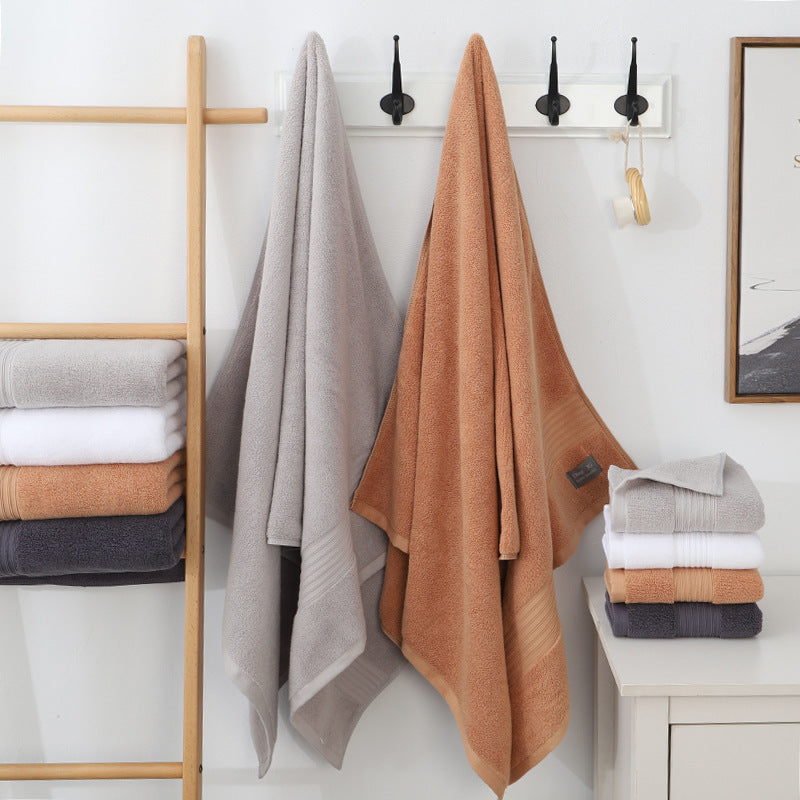 Pure Cotton 500g Thick Soft Absorbent Large Bath Towel
