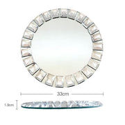 diamond electroplated glass mirror plate, view 6 - MRSLM