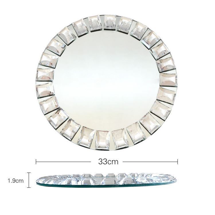 diamond electroplated glass mirror plate, view 6 - MRSLM