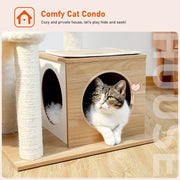 Modern cat tree tower, view 5 - MRSLM