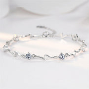 blue crystal lightning bracelet, view 3 - MRSLM
