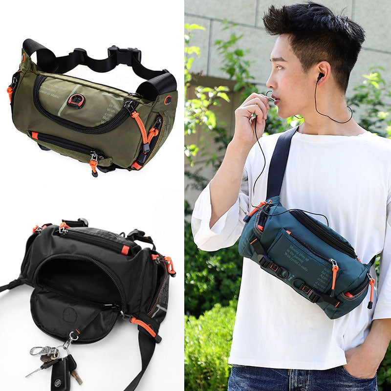 men's waterproof nylon shoulder bag, view 2 - MRSLM