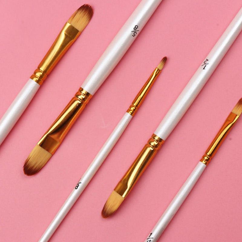 5-piece acrylic and oil paint brush set - MRSLM