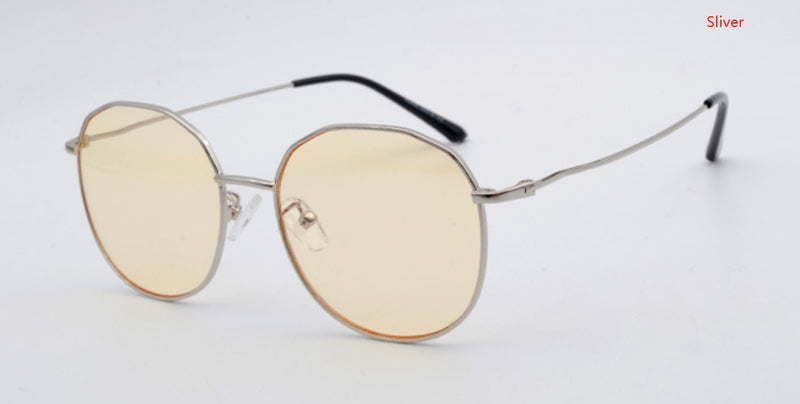 fashionable plastic frame glasses, view 3 - MRSLM