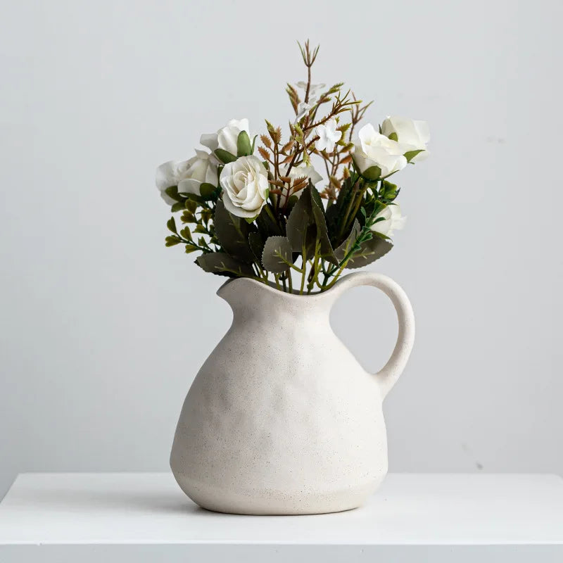 ceramic nordic flower vase, view 6 - MRSLM