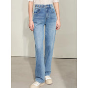 women's retro straight denim pants, view 5 - MRSLM