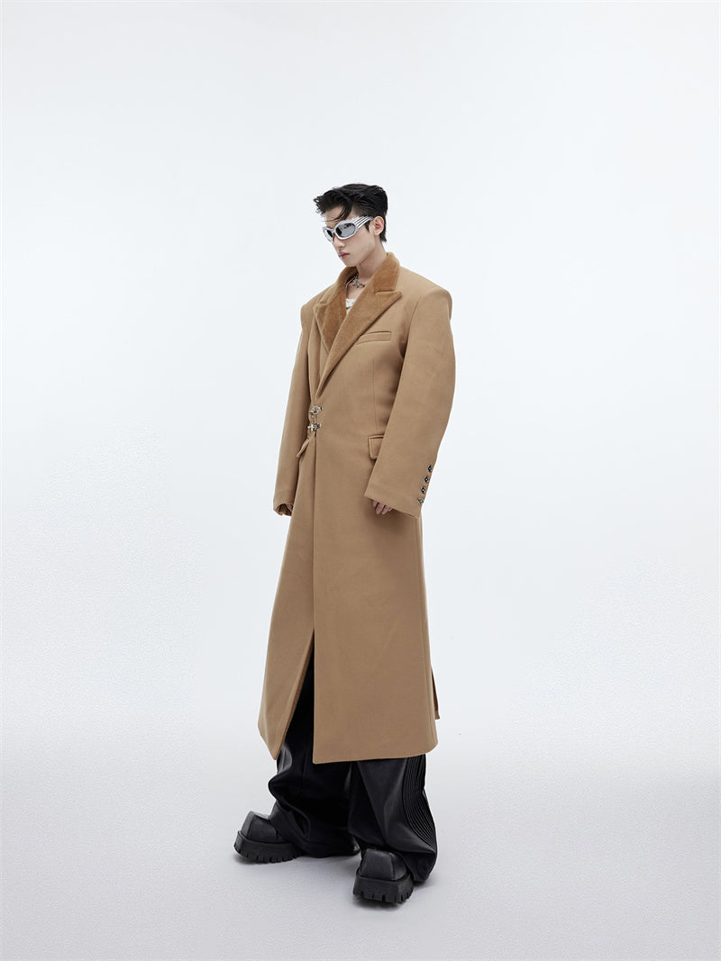men's long over-the-knee coat, view 2 - MRSLM