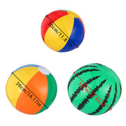 colorful inflatable beach ball, view 9 - MRSLM