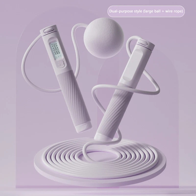 cordless jump rope with counter, view 4 - MRSLM
