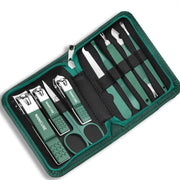 9-piece stainless steel manicure set, view 2 - MRSLM