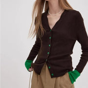 Wool blend V-neck cardigan - MRSLM