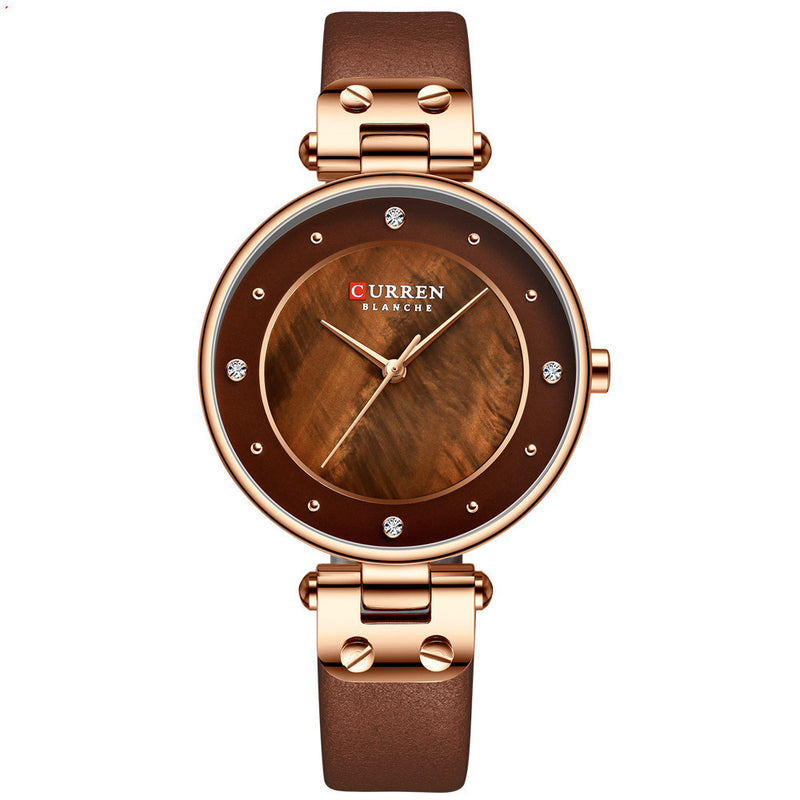 Ladies quartz belt watch, view 3 - MRSLM