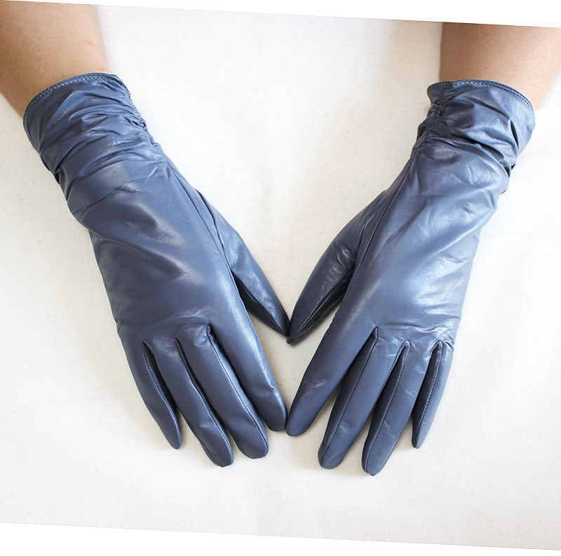 women's retro sheepskin riding gloves, view 15 - MRSLM