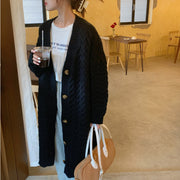 women's mid-length baggy cardigan coat, view 2 - MRSLM