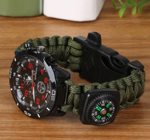paracord survival bracelet, view 6 - MRSLM