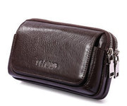 men's leather waist pack, view 8 - MRSLM