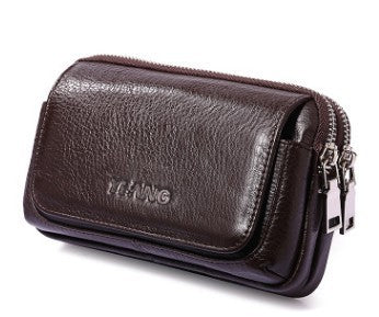 men's leather waist pack, view 8 - MRSLM